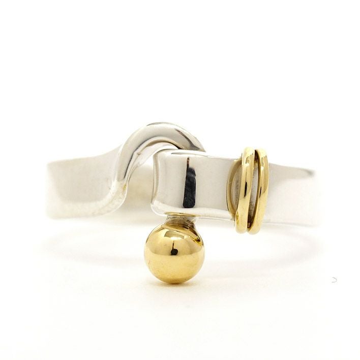 中古】ティファニー TIFFANY&Co. フックアンドアイ リング レディース