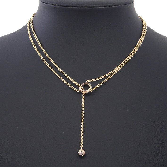 カルティエ ベビートリニティ ネックレス パンピーユ K18 【ネックレス カルティエ ベビートリニティ ネックレス パンピーユ K18 【ネックレス
