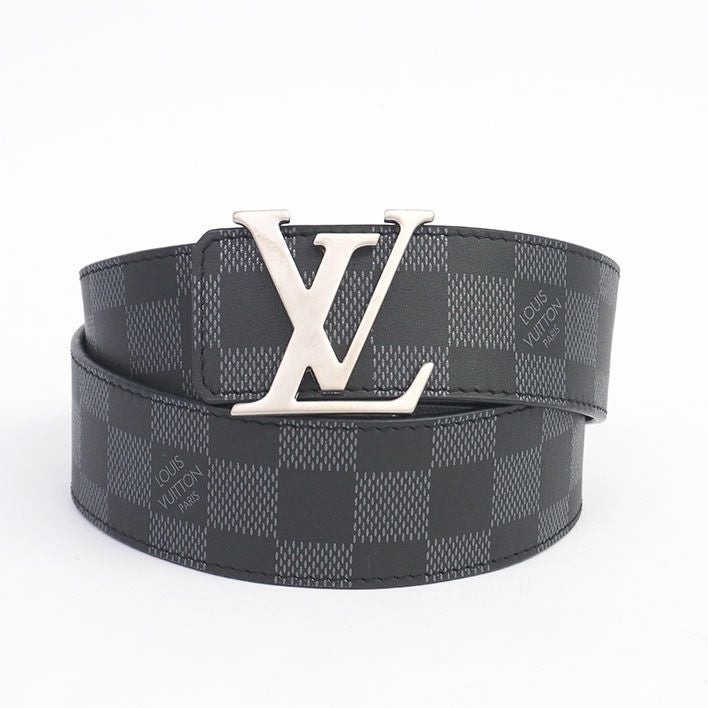 ルイ ヴィトン サンチュール・LV イニシャル 40MM リバーシブル ダミエ