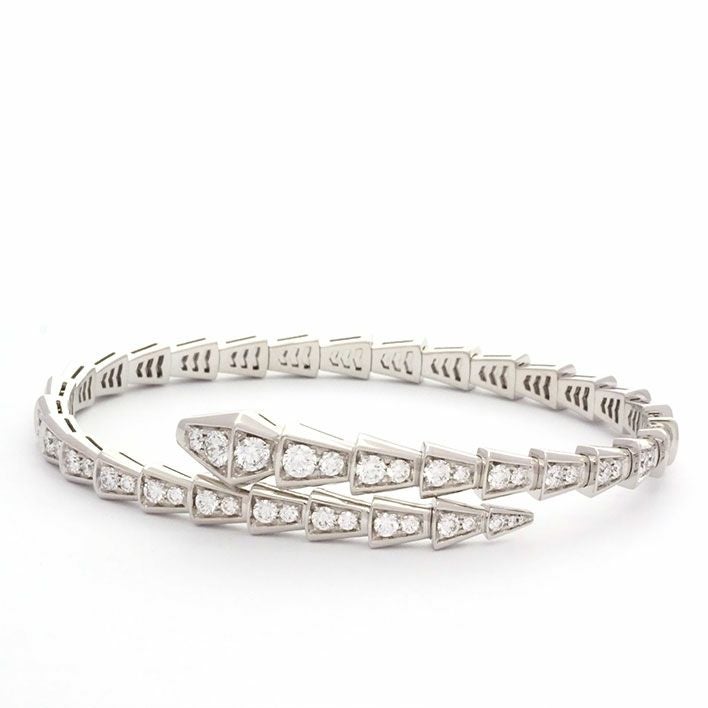 美品 BVLGARI ドッピオトンド ブラック シルバー レザー ブレスレット