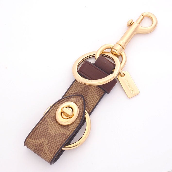 美品！未使用品COACH シグネチャー チャーム ループ 新入荷商品】コーチ ループ バッグ チャーム・シグネチャー
